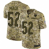 Youth Nike Bears 52 Khalil Mack Camo Salute To Service Limited Jersey Dyin